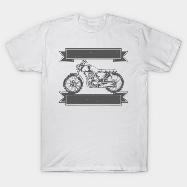 Classic Motorcycle T-Shirt by phsycartwork